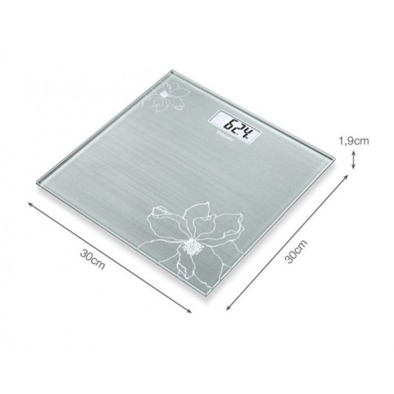 ترازوی دیجیتال شیشه ای بیورر مدل GS10