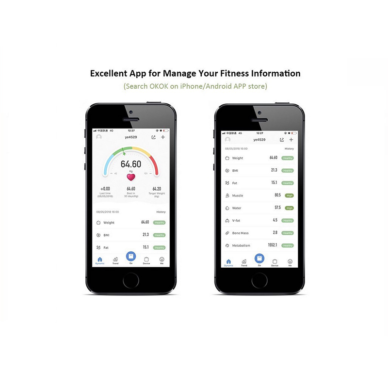 ترازوی دیجیتال هوشمند وزن و چربی حرفه ای هوشمند