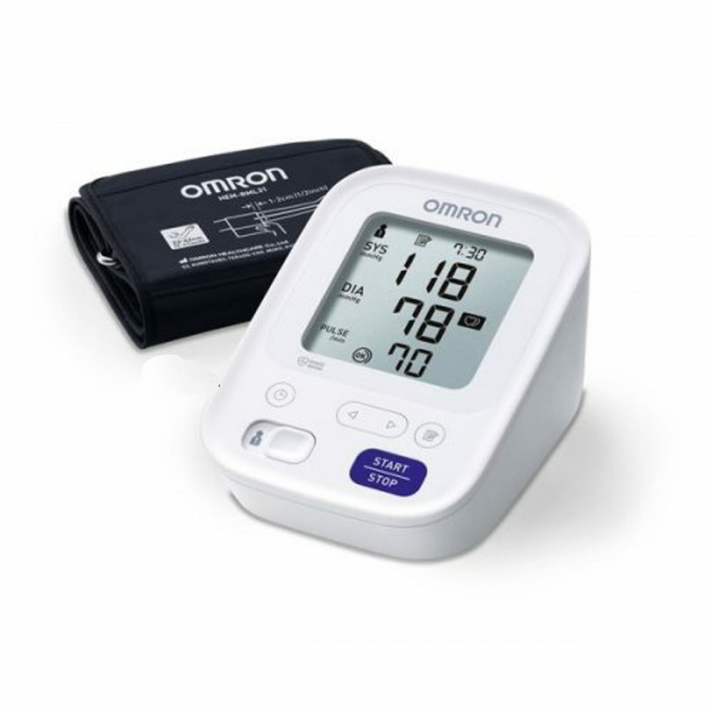 فشار سنج بازویی OMRON M3 ژاپن اتوماتیک با کاف پهن