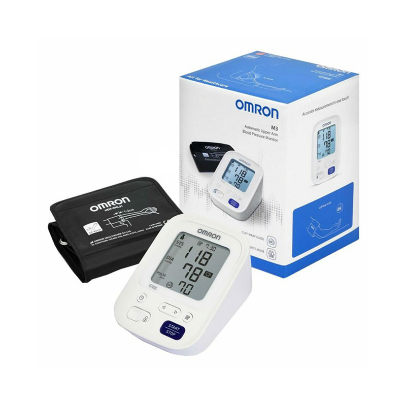 فشار سنج بازویی OMRON M3 ژاپن اتوماتیک با کاف پهن