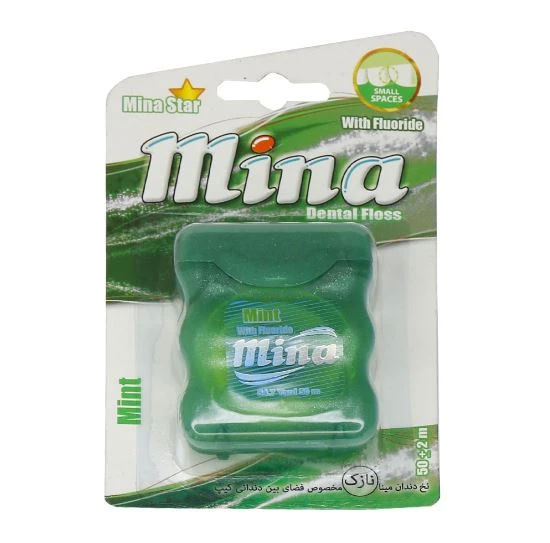 نخ دندان نازک مینا با اسانس نعنا