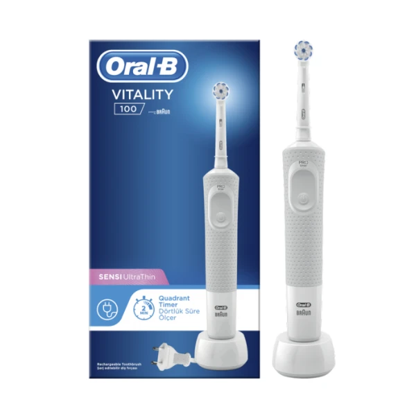 مسواک برقی Oral-B جعبه ای Vitality 100 Sensi UltraThin