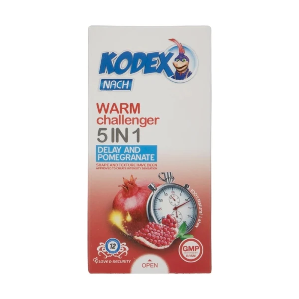 کاندوم کدکس ناچ مدل وارم چلنجر 5 در 1