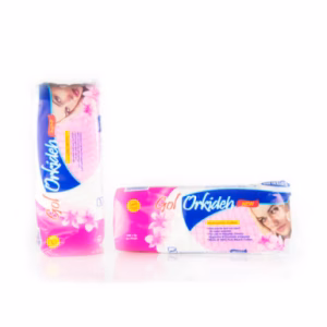 پنبه بهداشتی گل ارکیده 100 گرمی مجموعه دوعددی