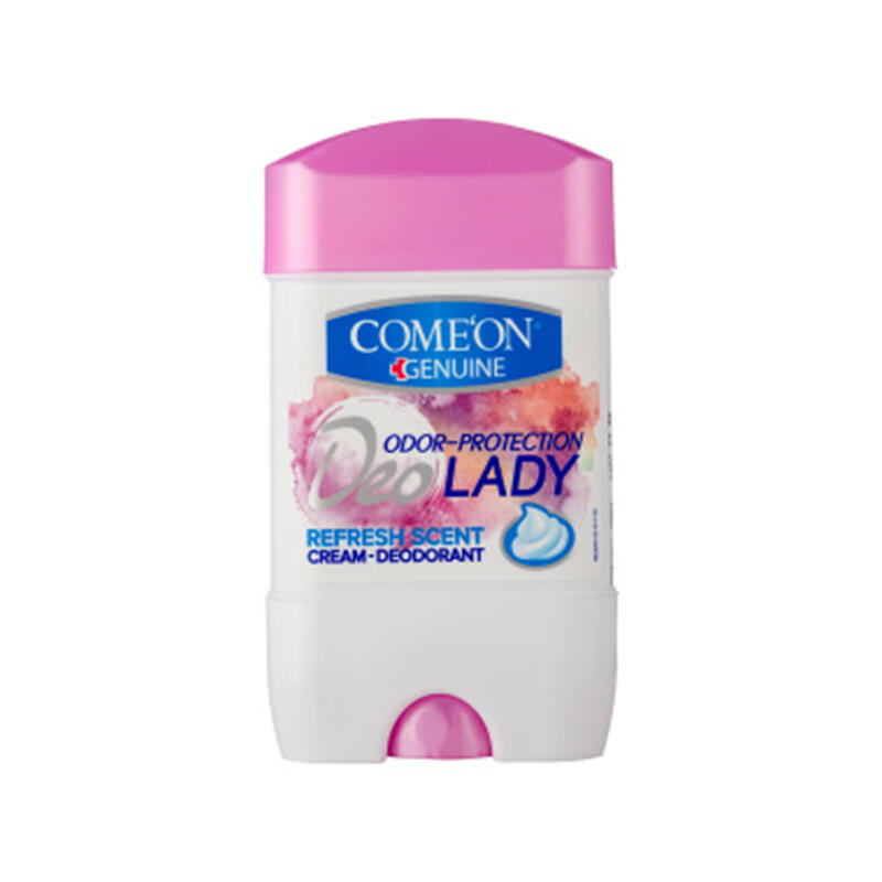 ژل مام کرمی زنانه کامان مدل Deo Lady صورتی حجم 75 میلی لیتر